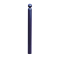 Ornamental bollard | Series 478B | � 76 mm | foldable, self-engaging lock,for casting in concrete, with hot-dip galvanized ground socket part-no. 470.60approx. 400 mm below ground